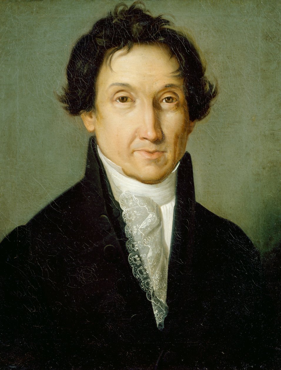 Selvportrett av Giovanni Battista Borghesi (1790-1846) av Giovanni Battista Borghesi