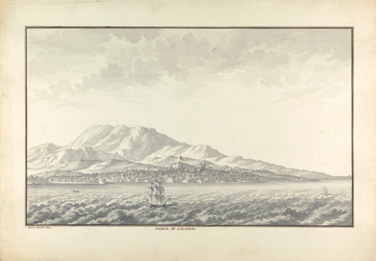 Reggio av Calabria av Giovanni Battista Borra