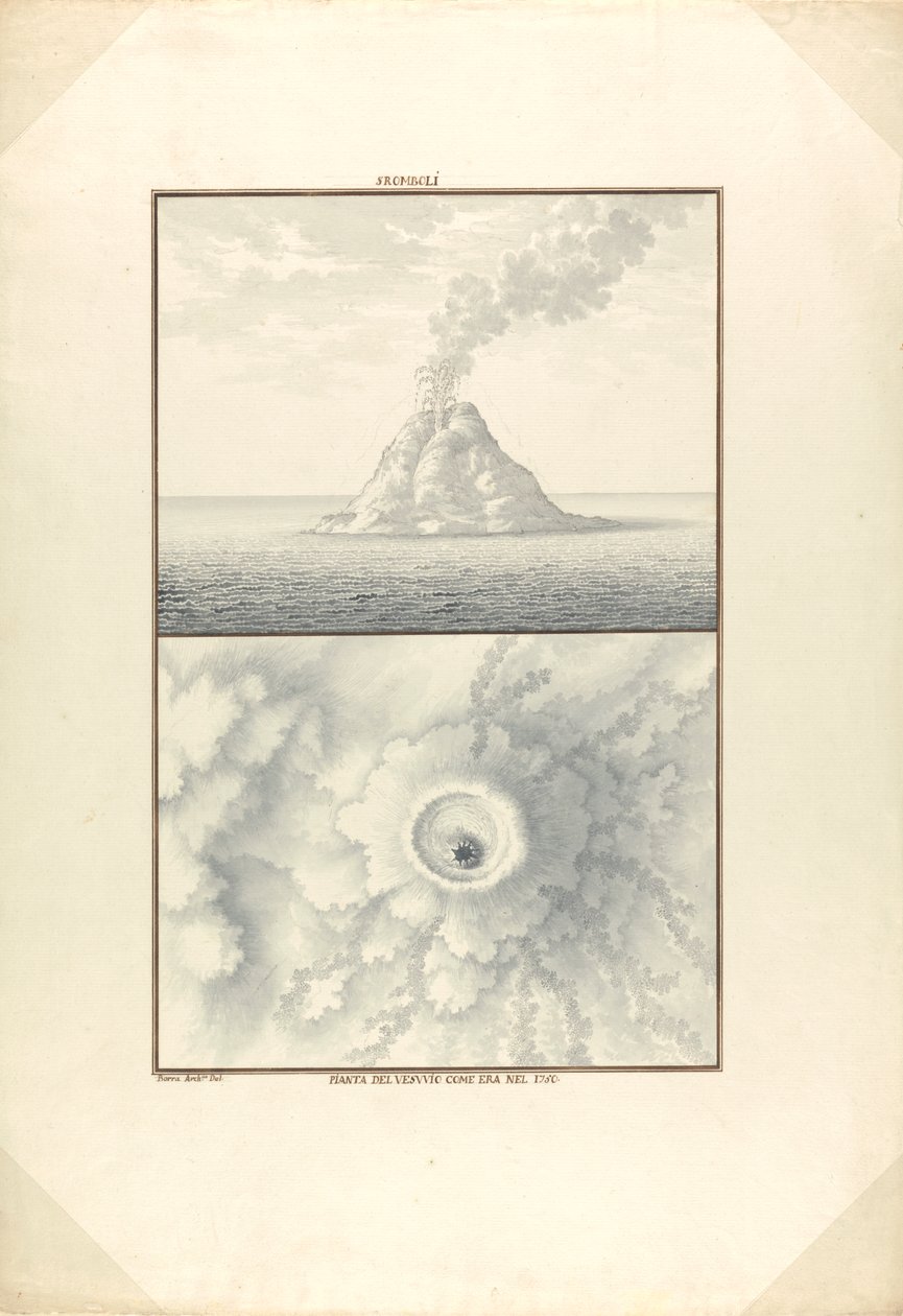 Stromboli av Giovanni Battista Borra