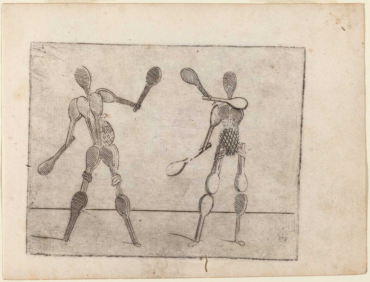 Fra "Bizzarie di diverse figurer" av Giovanni Battista Bracelli