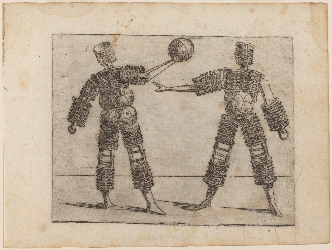 Fra "Bizzarie di diverse figurer" av Giovanni Battista Bracelli