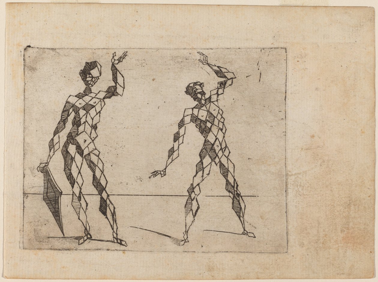 Fra "Bizzarie di diverse figurer" av Giovanni Battista Bracelli