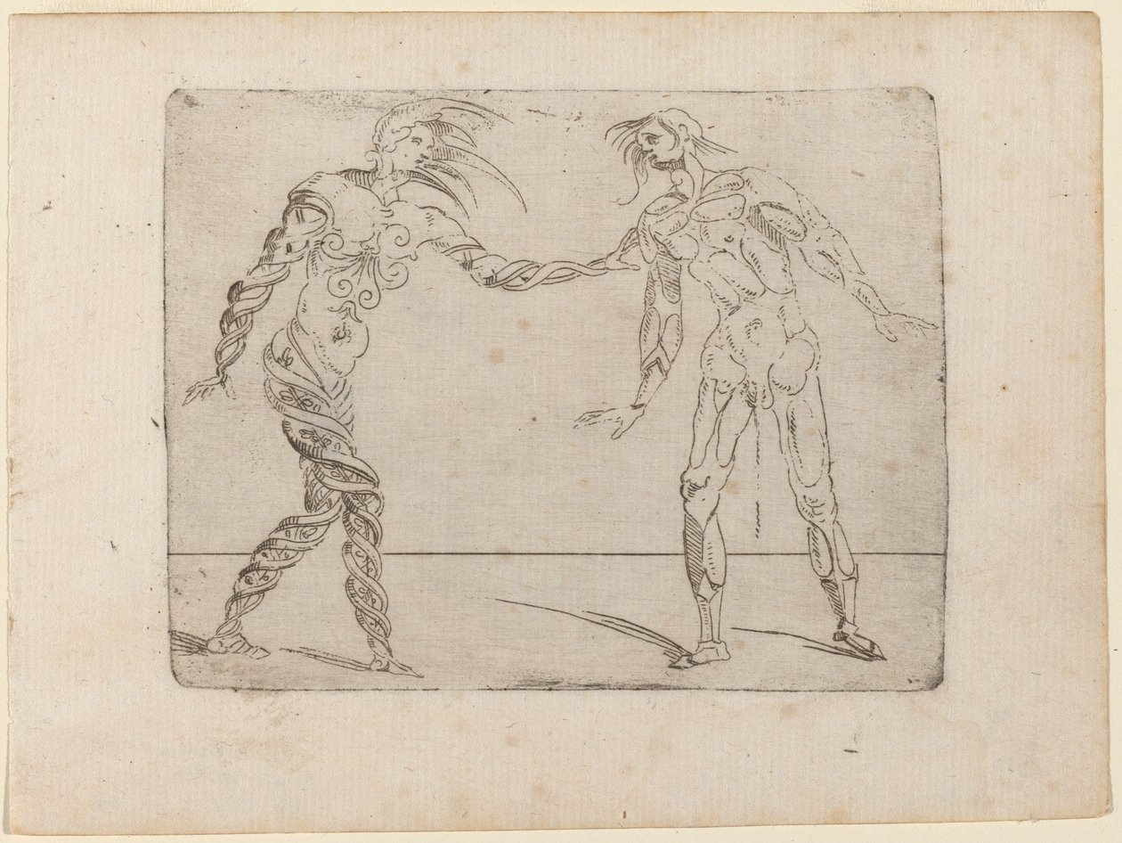 Fra "Bizzarie di diverse figurer" av Giovanni Battista Bracelli