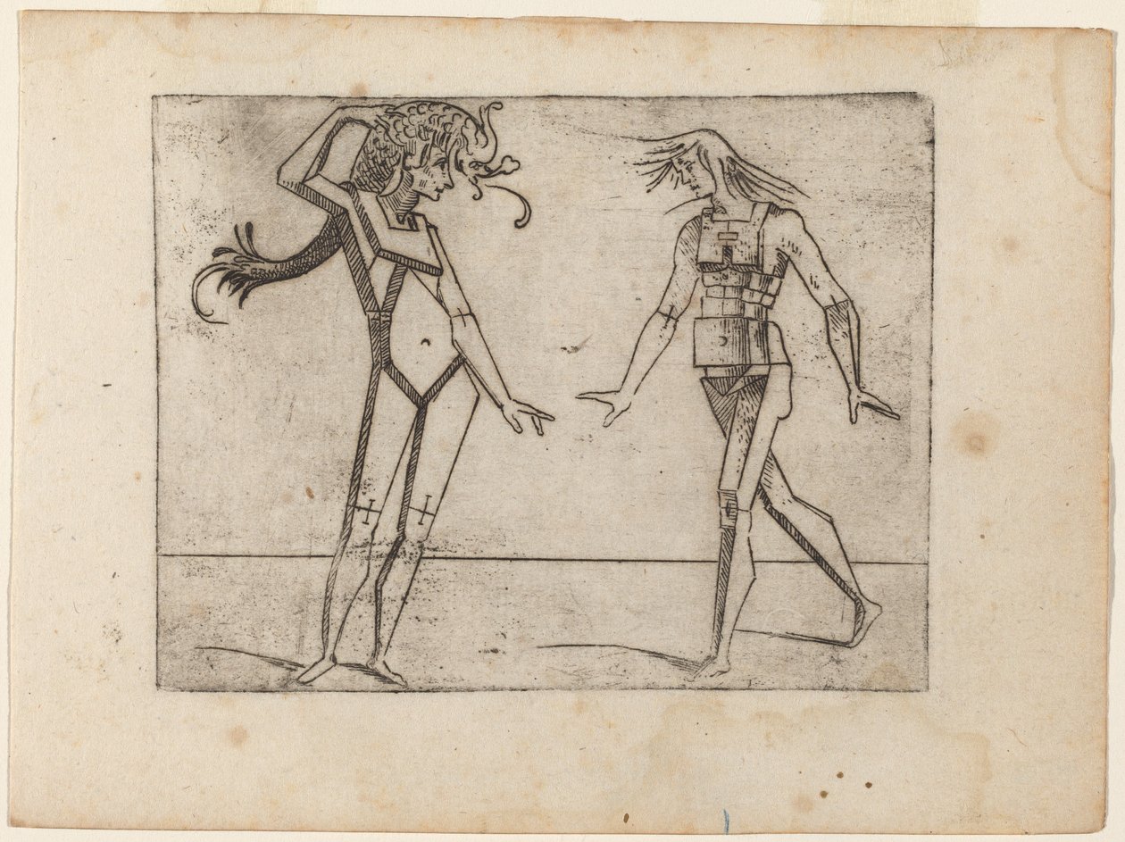 Fra "Bizzarie di diverse figurer" av Giovanni Battista Bracelli