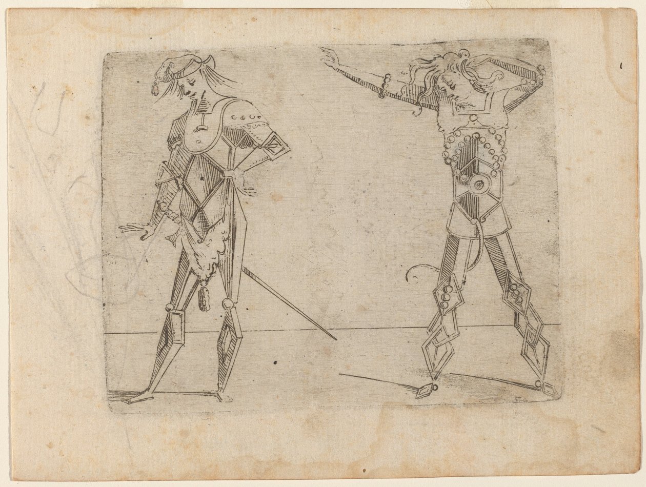 Fra "Bizzarie di diverse figurer" av Giovanni Battista Bracelli