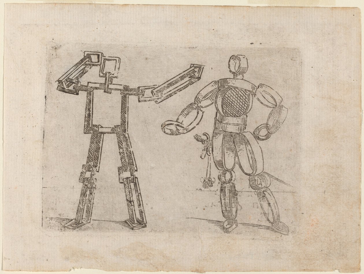 Fra "Bizzarie di diverse figurer" av Giovanni Battista Bracelli