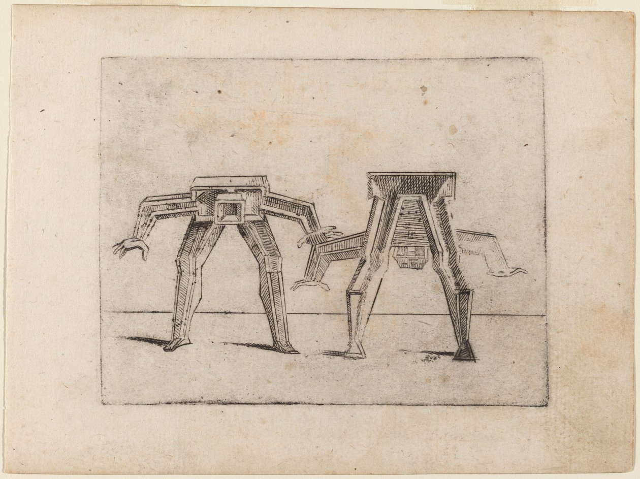 Fra "Bizzarie di diverse figurer" av Giovanni Battista Bracelli