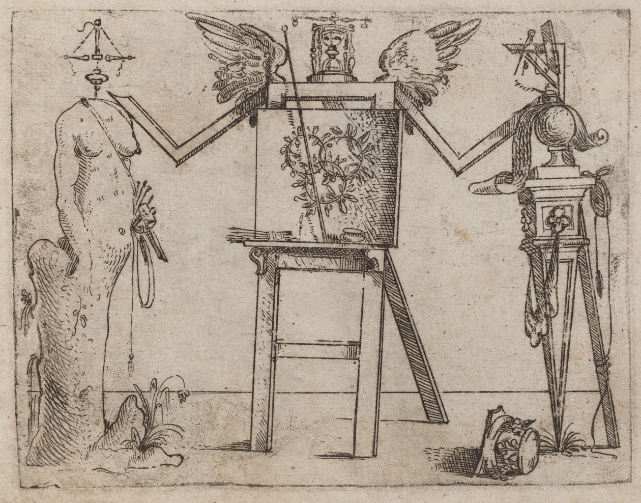 Fra "Bizzarie di diverse figurer" av Giovanni Battista Bracelli