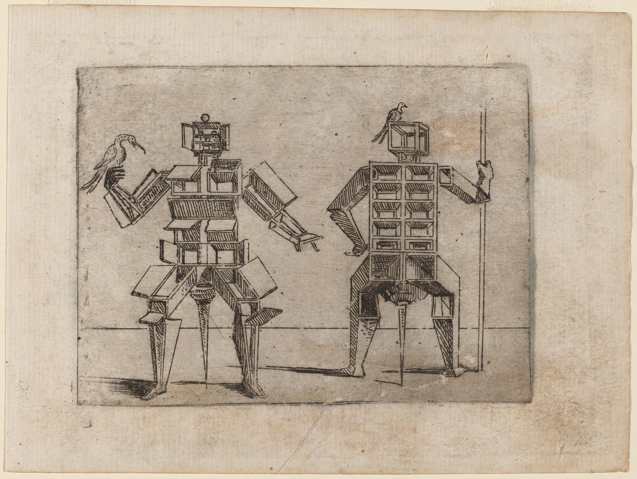 Fra "Bizzarie di diverse figurer" av Giovanni Battista Bracelli