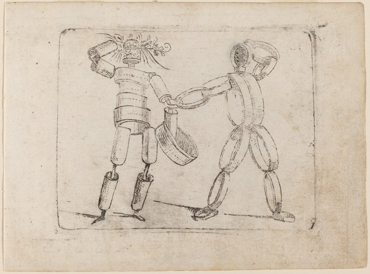 Fra "Bizzarie di diverse figurer" av Giovanni Battista Bracelli