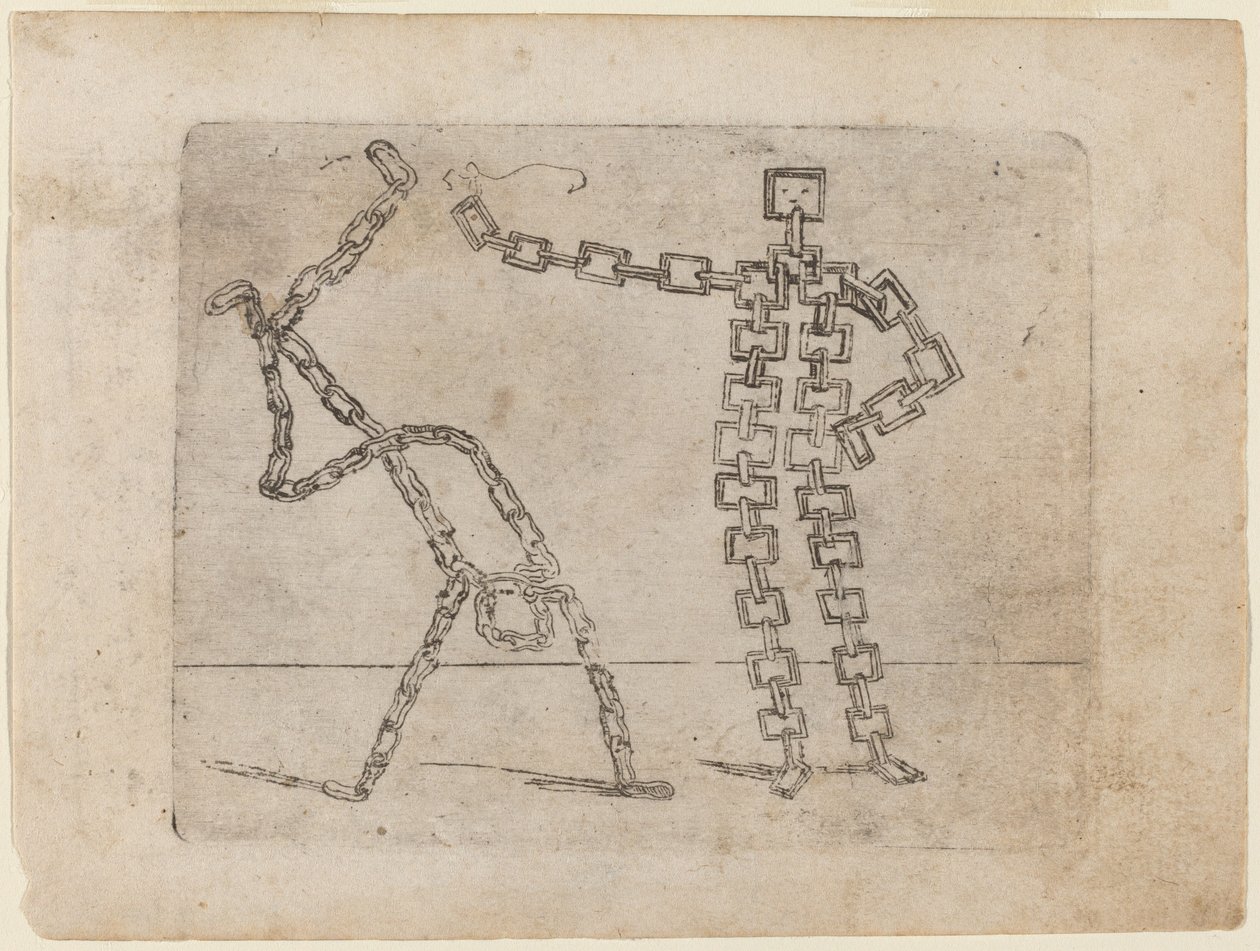 Fra "Bizzarie di diverse figurer" av Giovanni Battista Bracelli