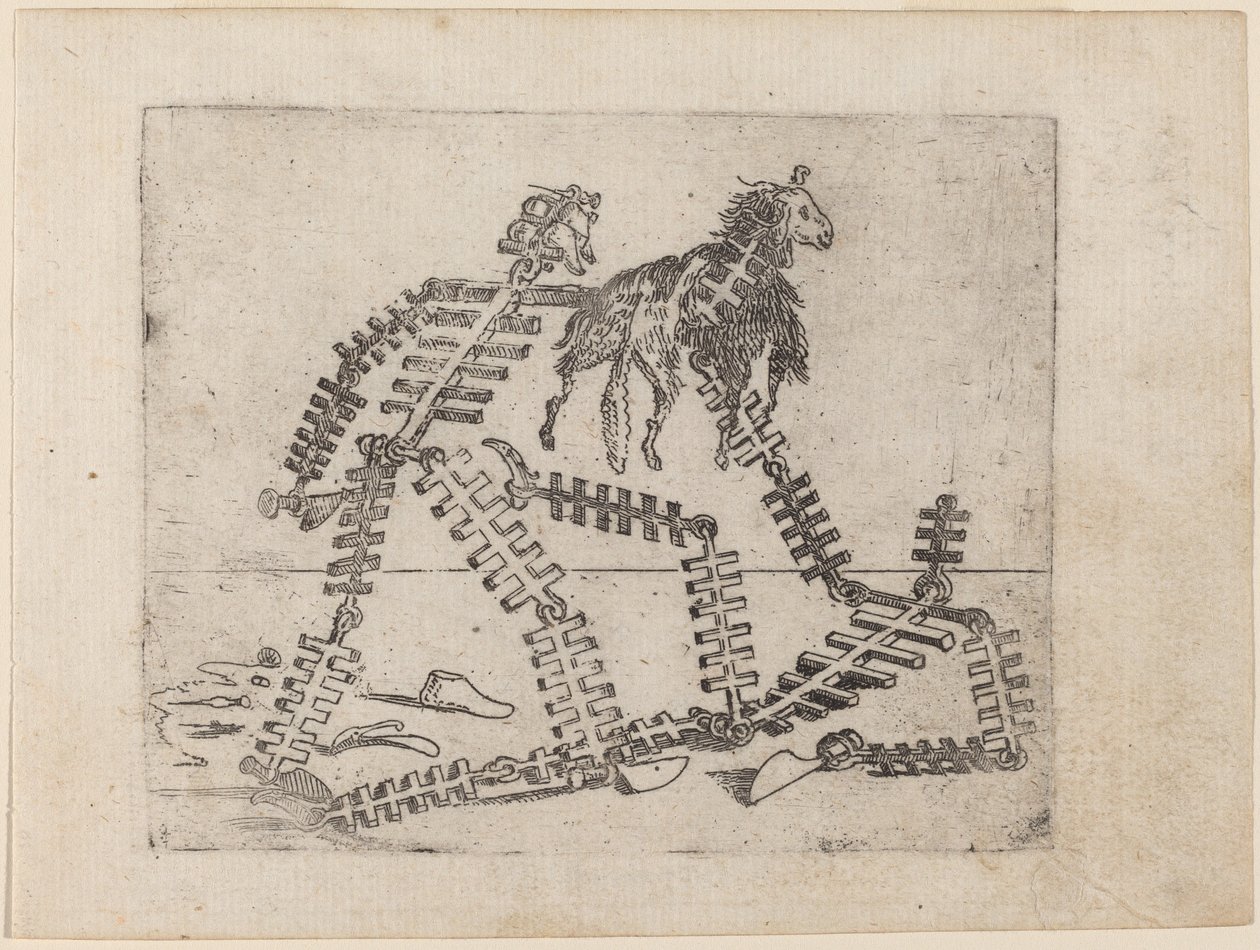 Fra "Bizzarie di diverse figurer" av Giovanni Battista Bracelli