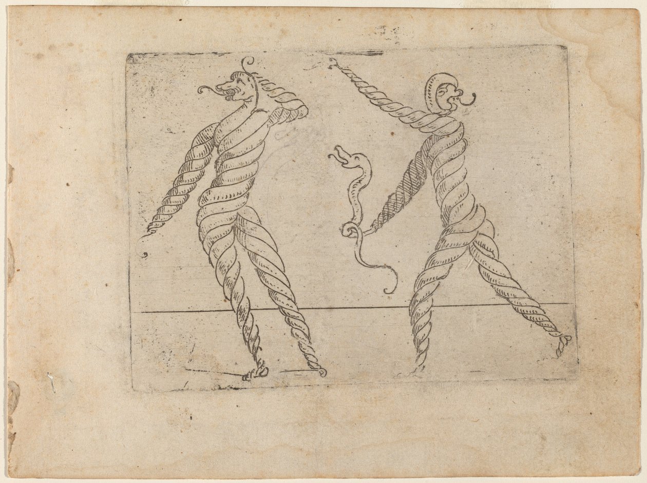 Fra "Bizzarie di diverse figurer" av Giovanni Battista Bracelli