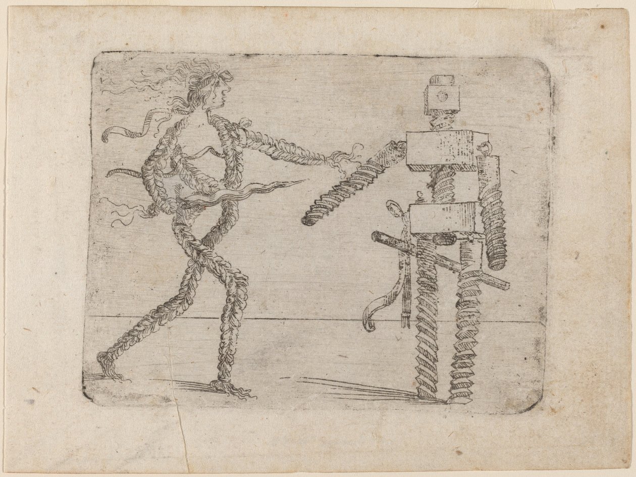 Fra "Bizzarie di diverse figurer" av Giovanni Battista Bracelli