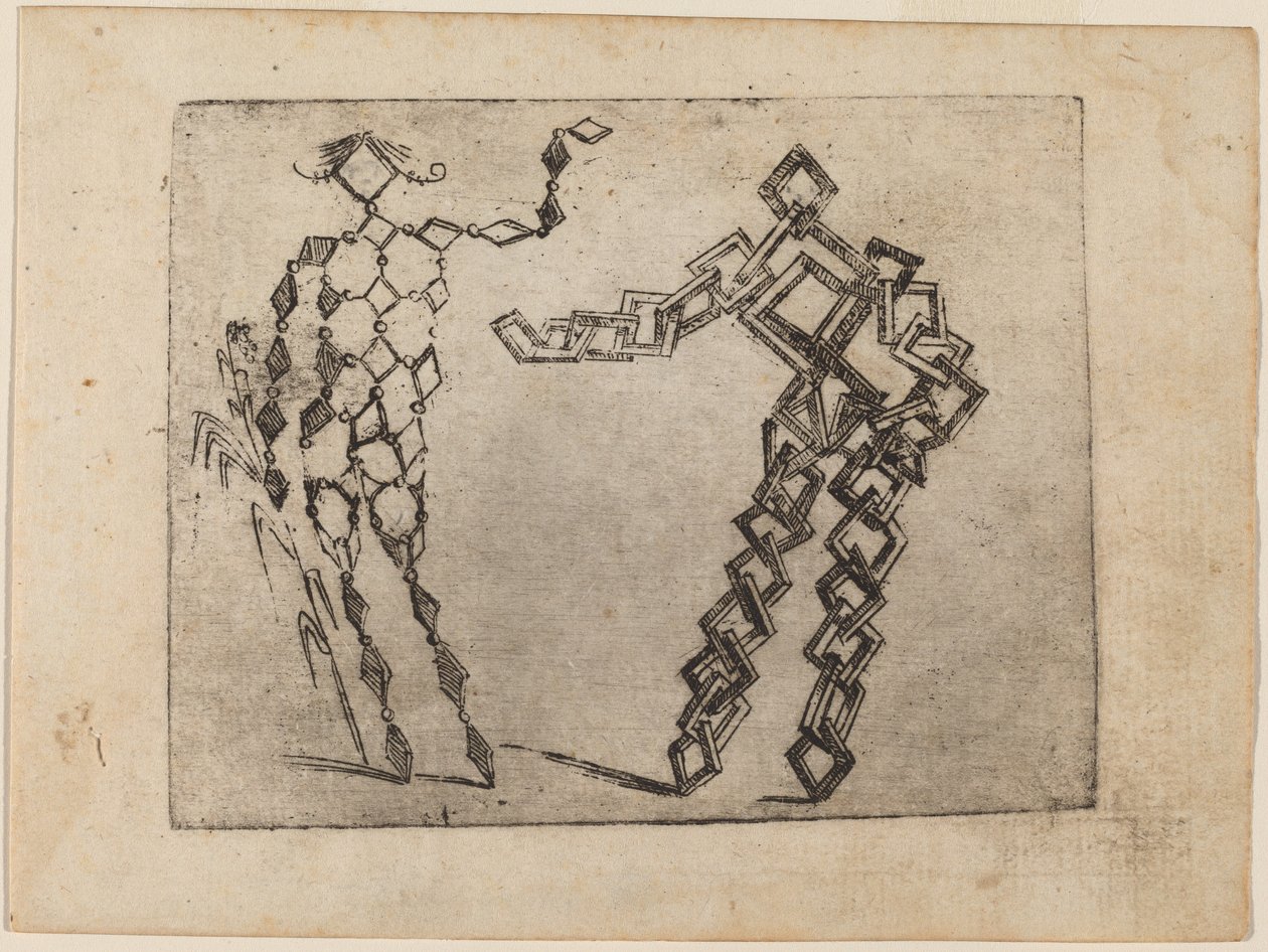 Fra "Bizzarie di diverse figurer" av Giovanni Battista Bracelli