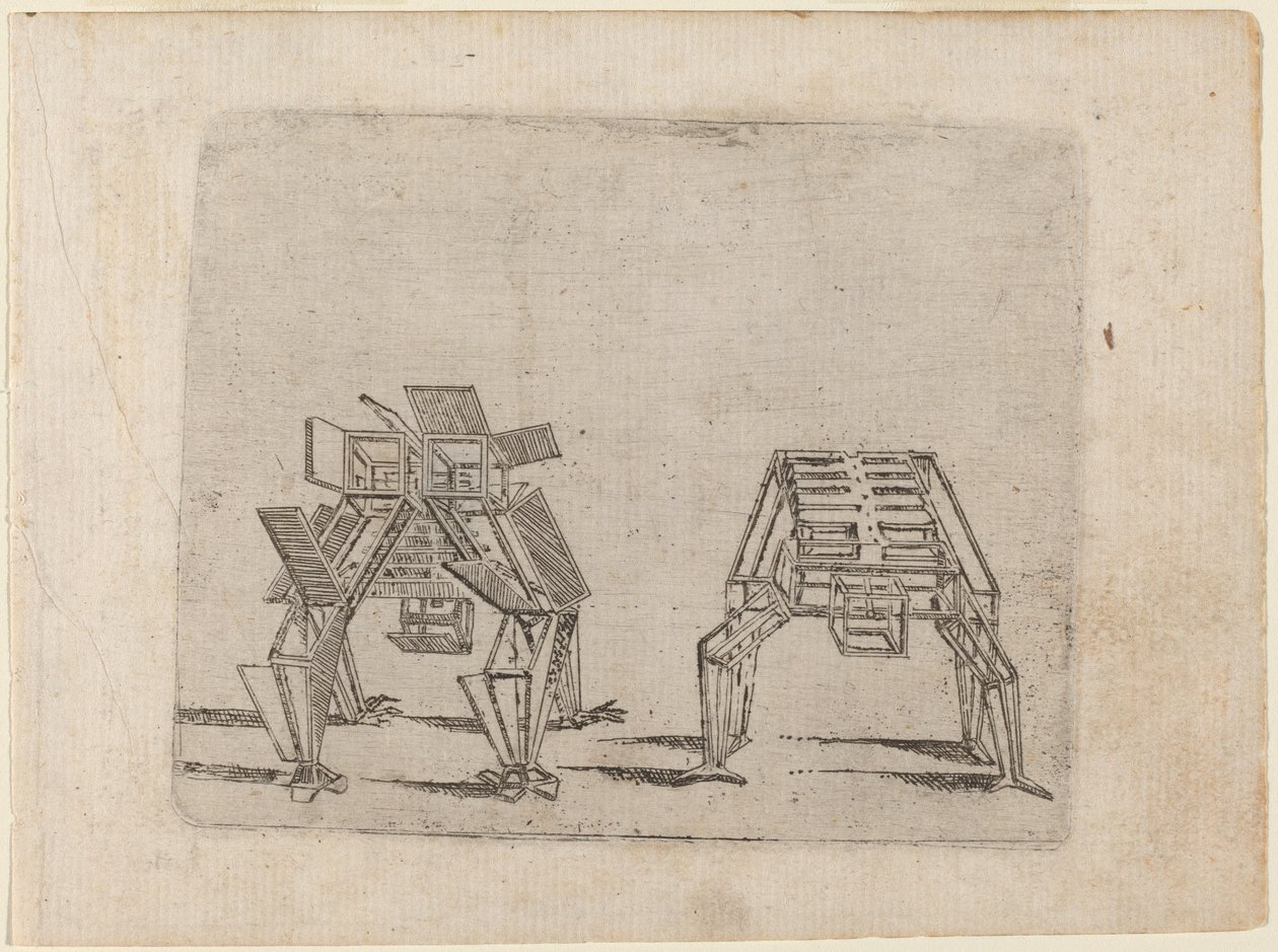 Fra "Bizzarie di diverse figurer" av Giovanni Battista Bracelli
