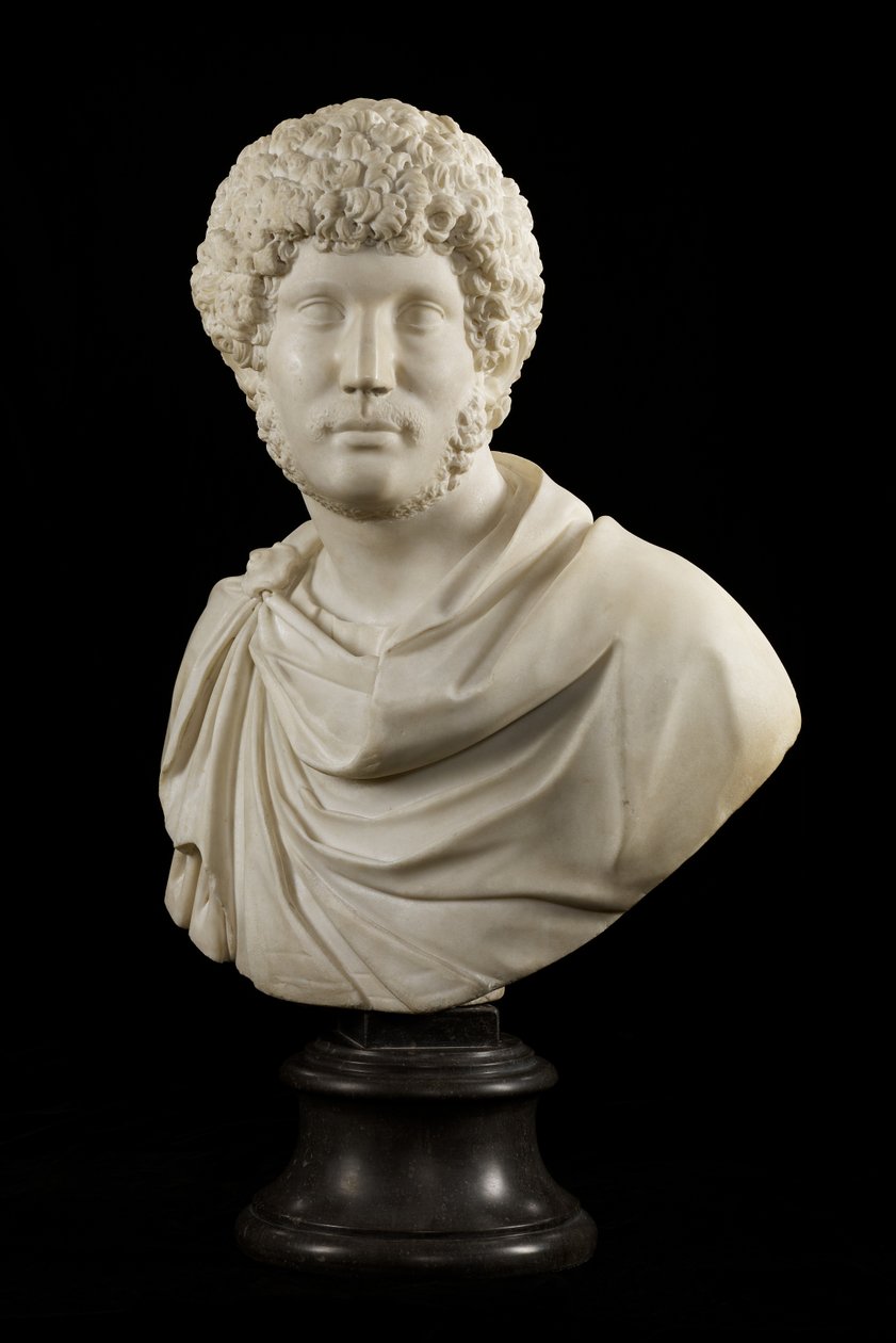 Byste av keiser Hadrian som ung mann, ca. 1590 (marmor) av Giovanni Battista Caccini