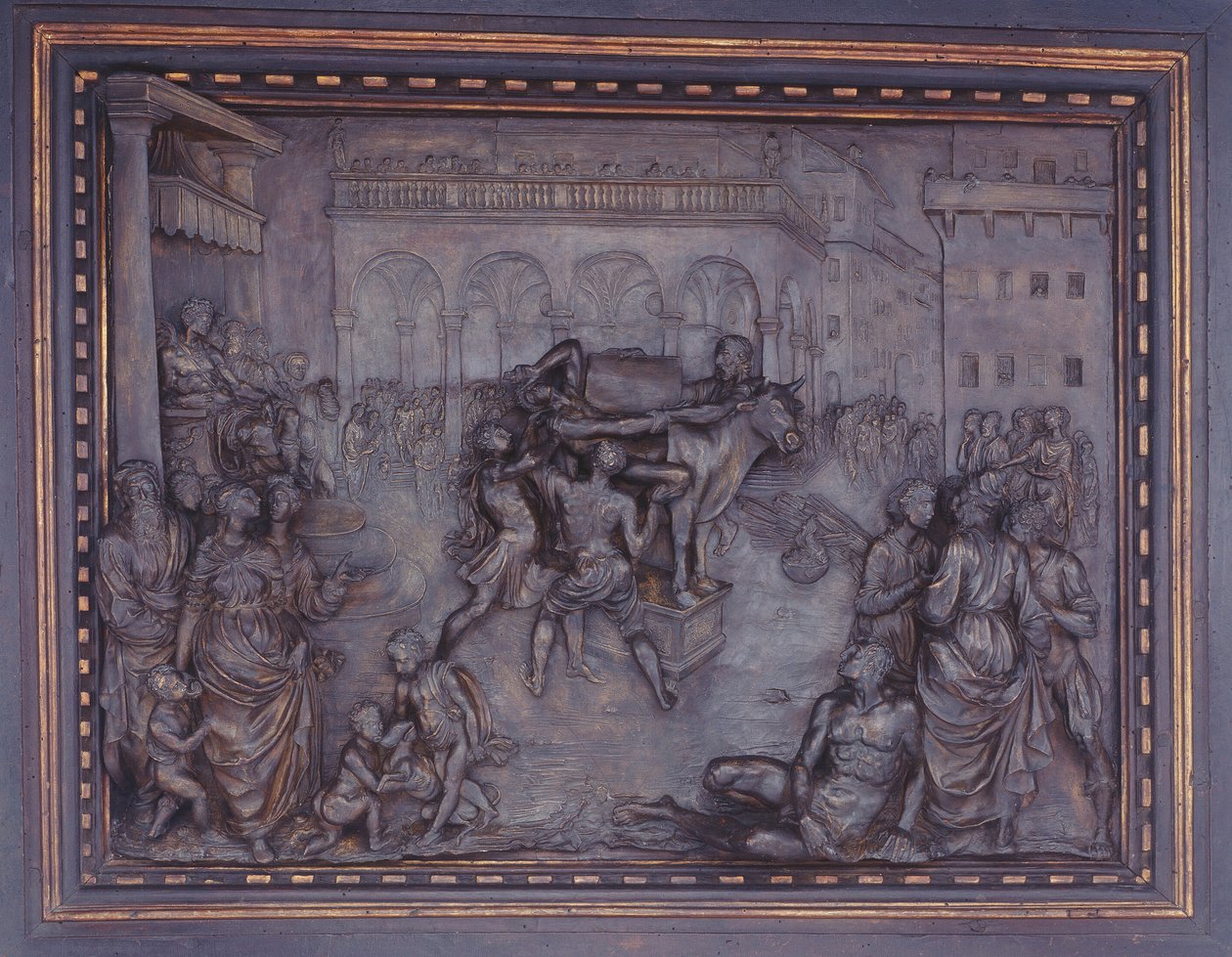 Phalaris og oksen fra Perillus, 15901600. av Giovanni Battista Caccini