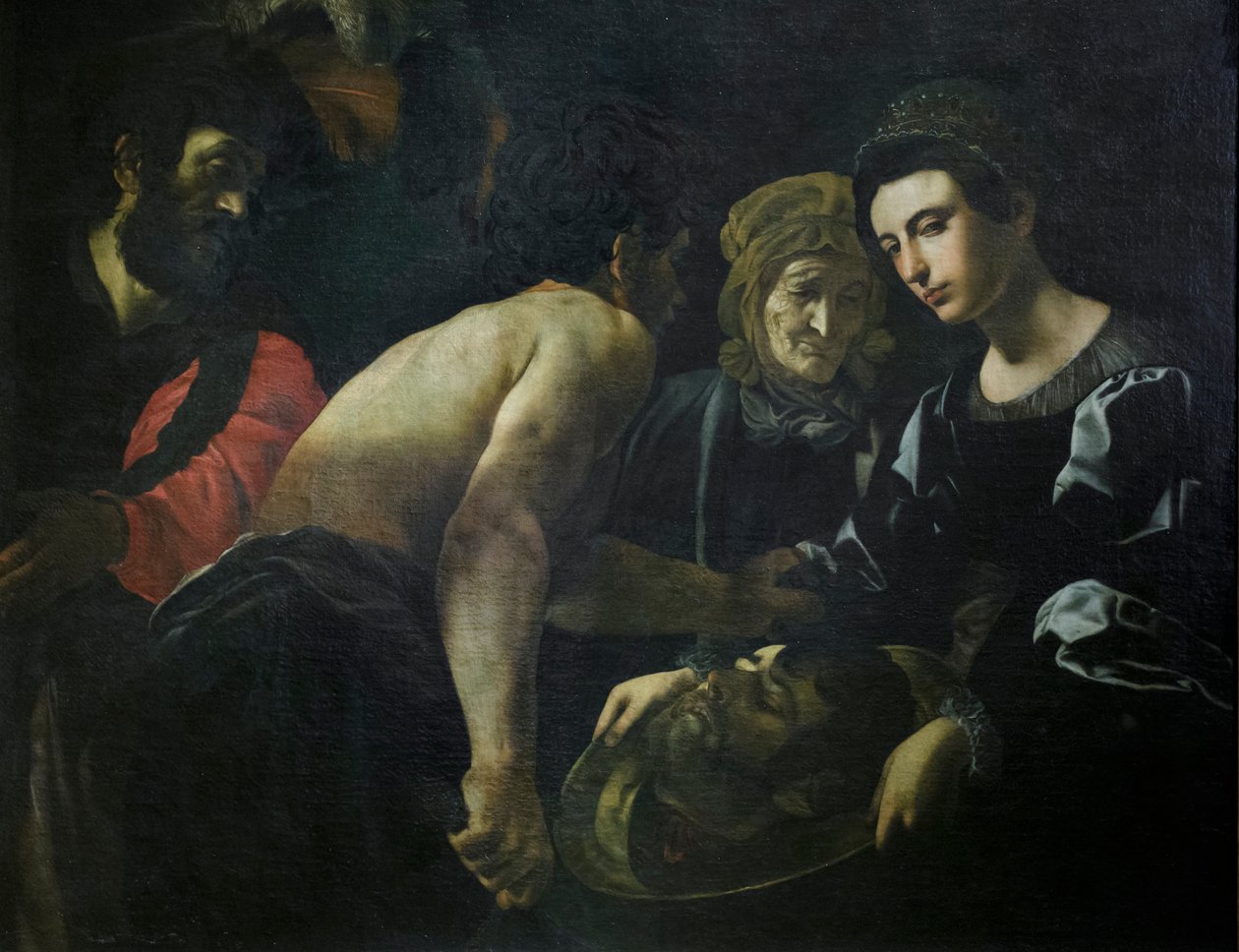 Salome med hodet til døperen Johannes av Giovanni Battista Caracciolo