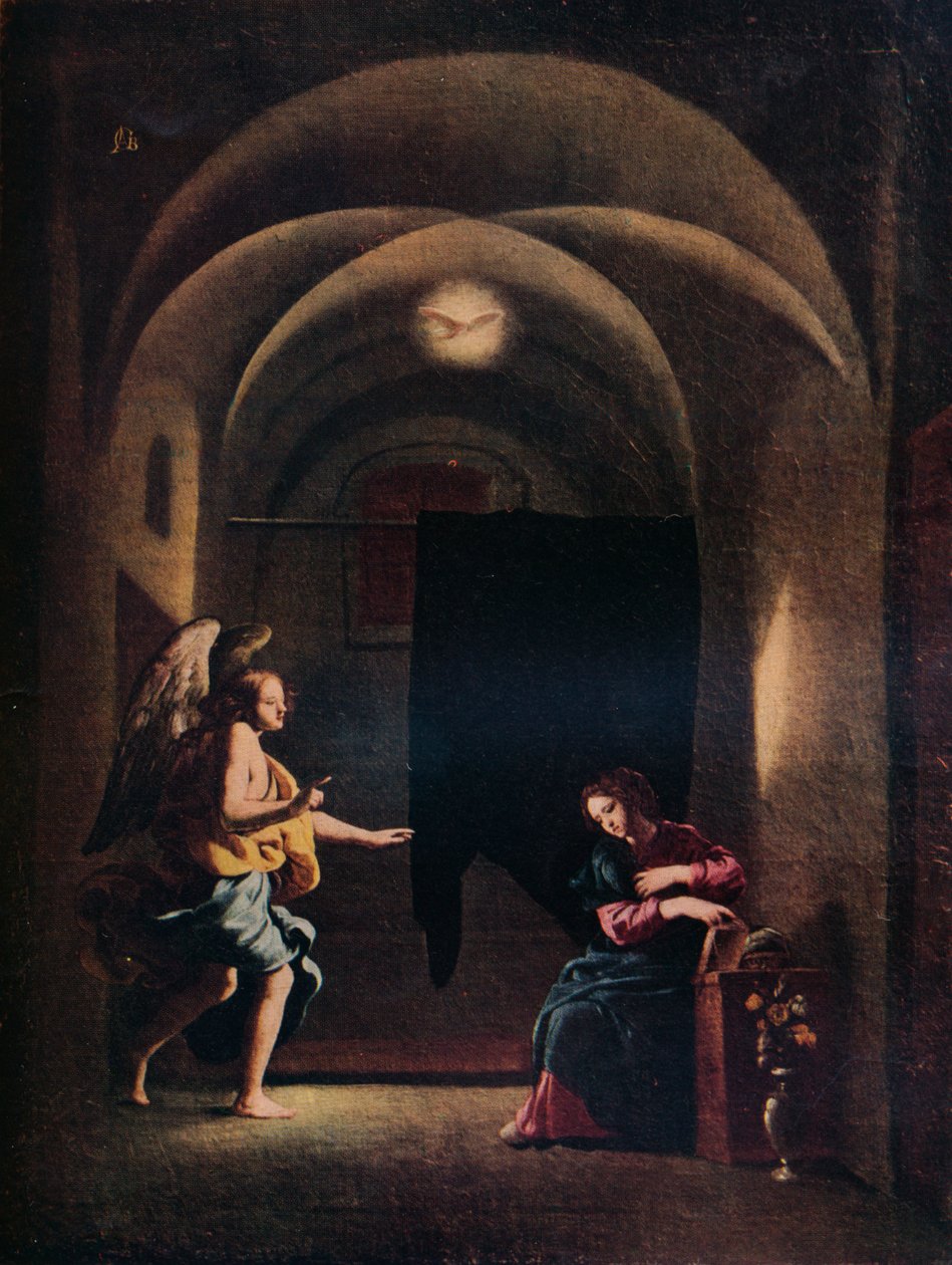Bebudelsen, c1625-1630 1931 av Giovanni Battista Caracciolo
