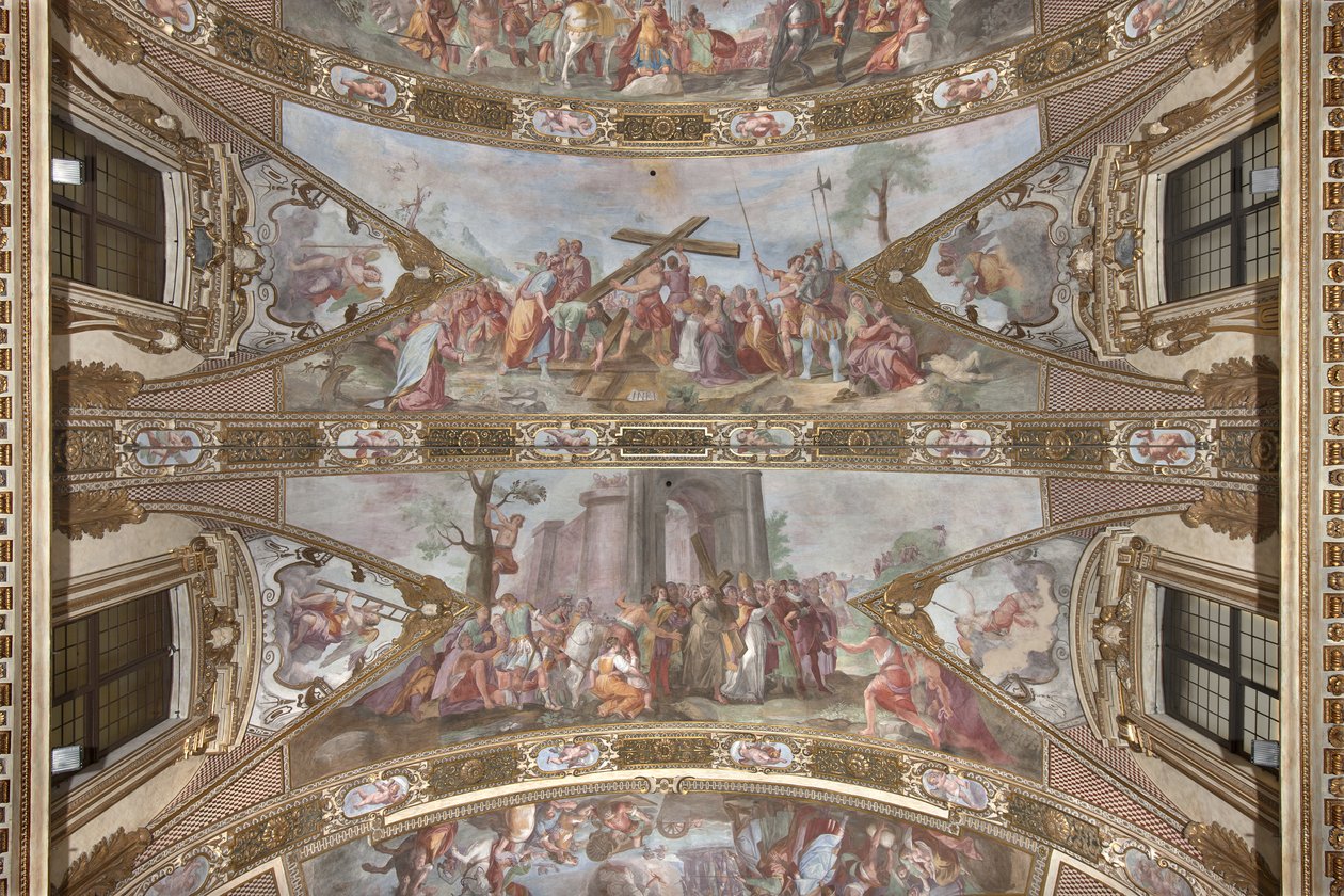 Historier om det hellige kors, 1631-32 av Giovanni Battista Carlone