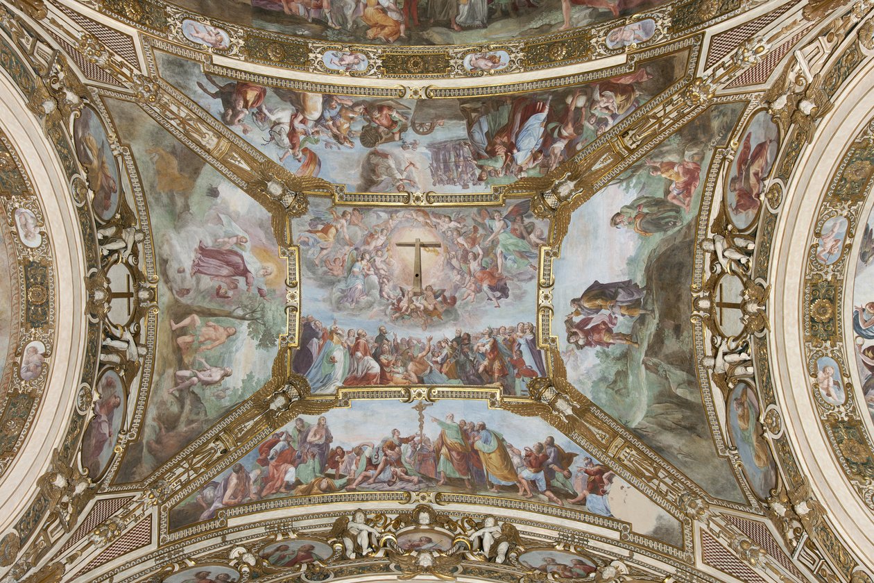 Historier om det hellige kors, 1631-32 av Giovanni Battista Carlone