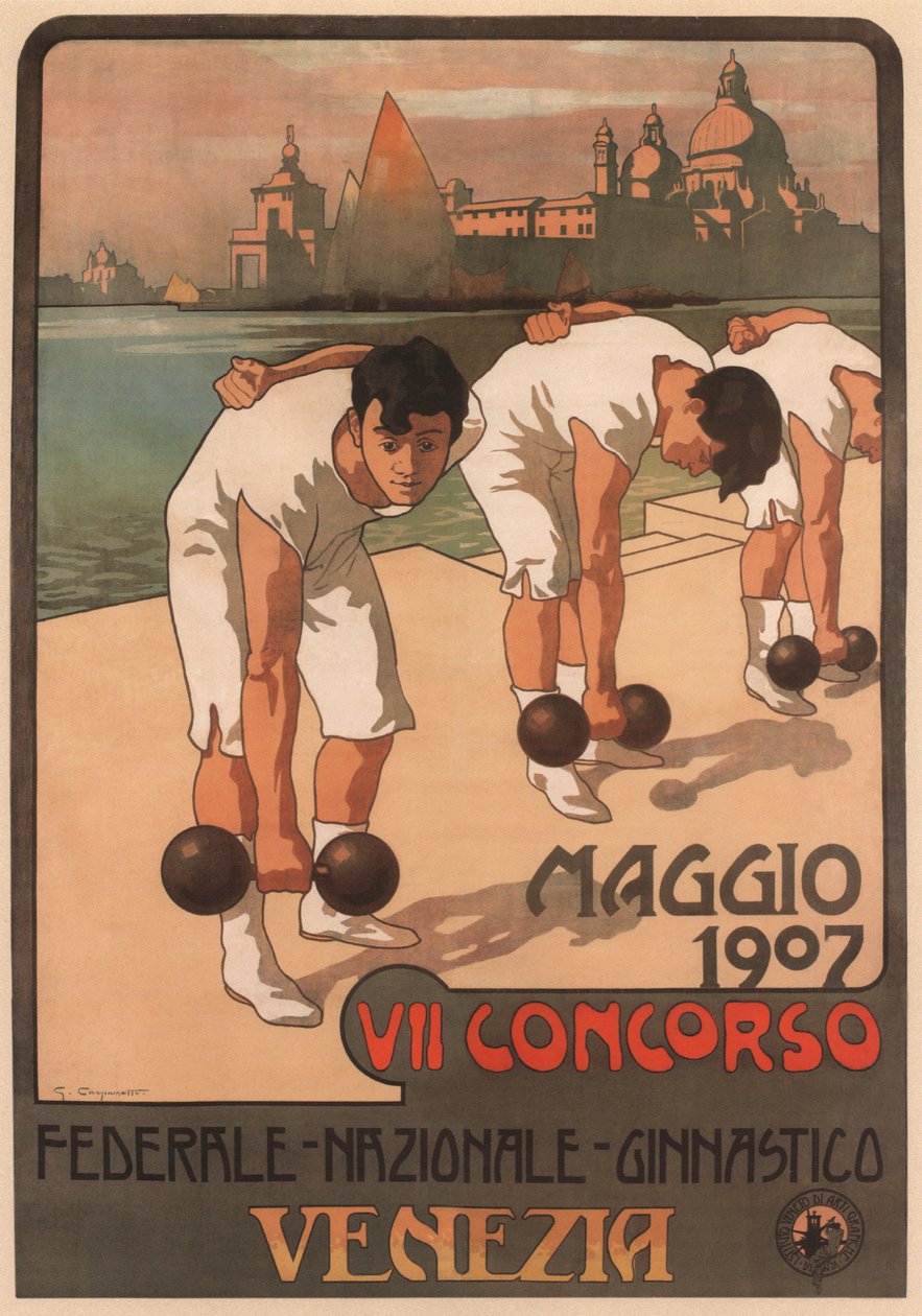 VII føderal gymnastikkkonkurranse, 1907 av Giovanni Battista Carpanetto