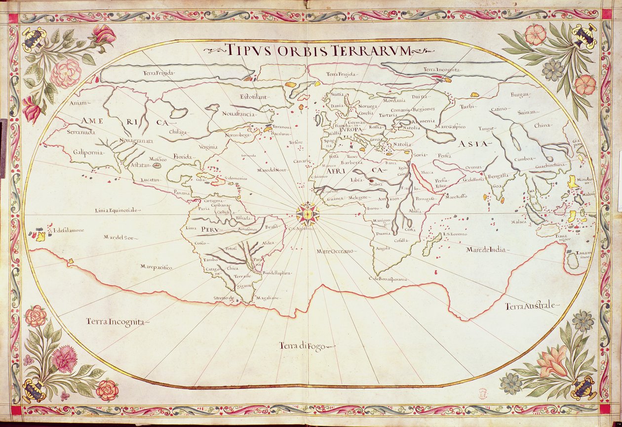 Ytterligere Ms 11765: Verdenskart av Giovanni Battista Cavallini