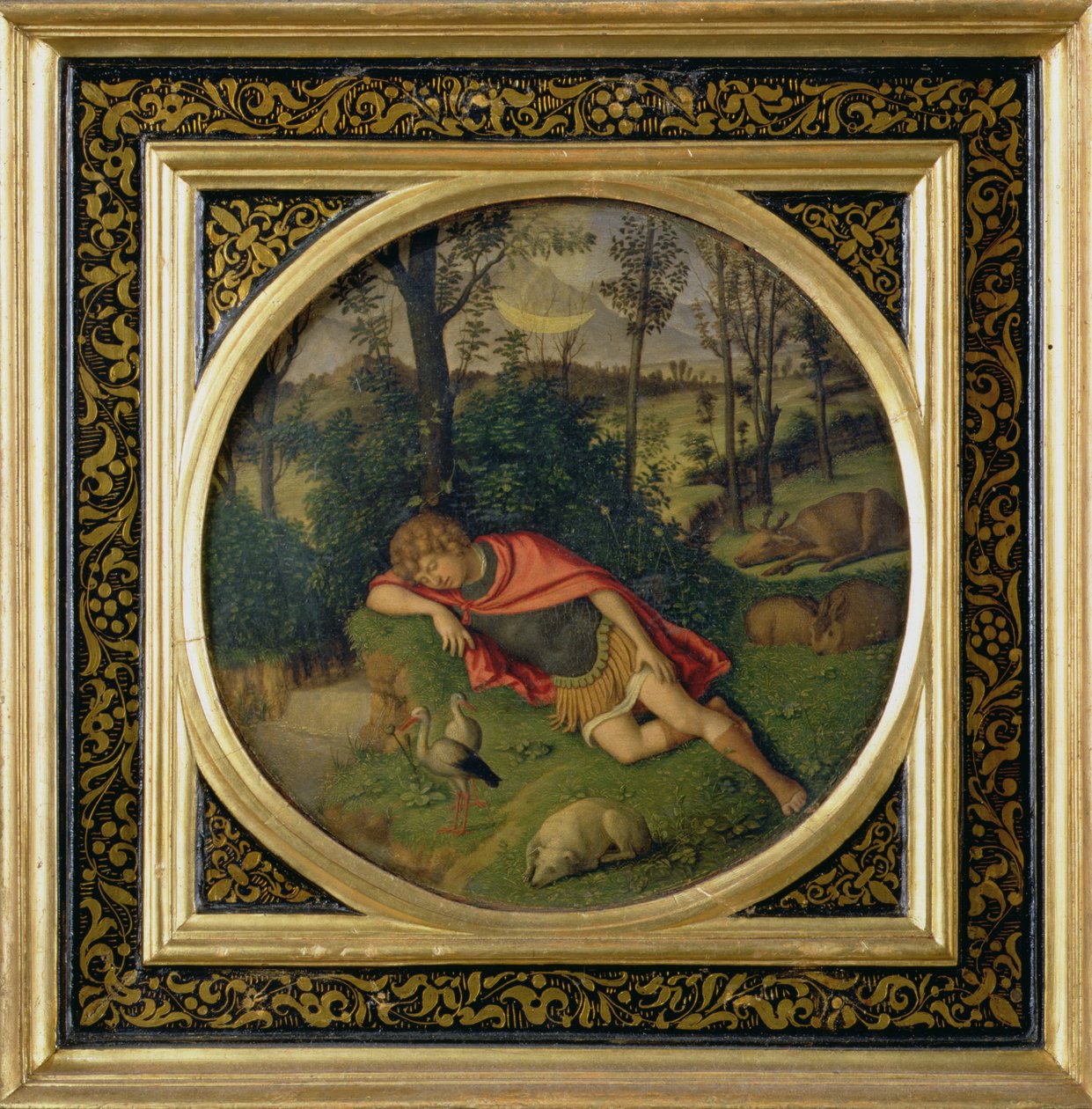 Endymion sover av Giovanni Battista Cima da Conegliano