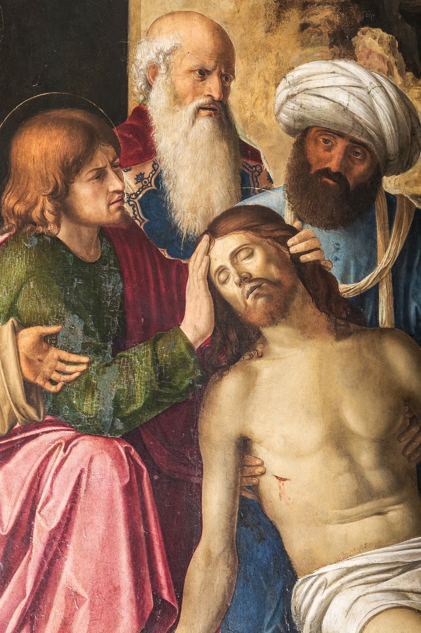 Lamentation of Christ, detalj av 2384598 av Giovanni Battista Cima da Conegliano