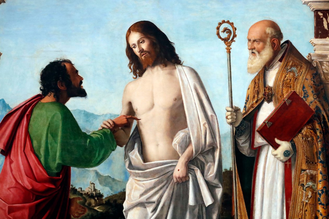 Den vantro til Saint Thomas av Giovanni Battista Cima da Conegliano