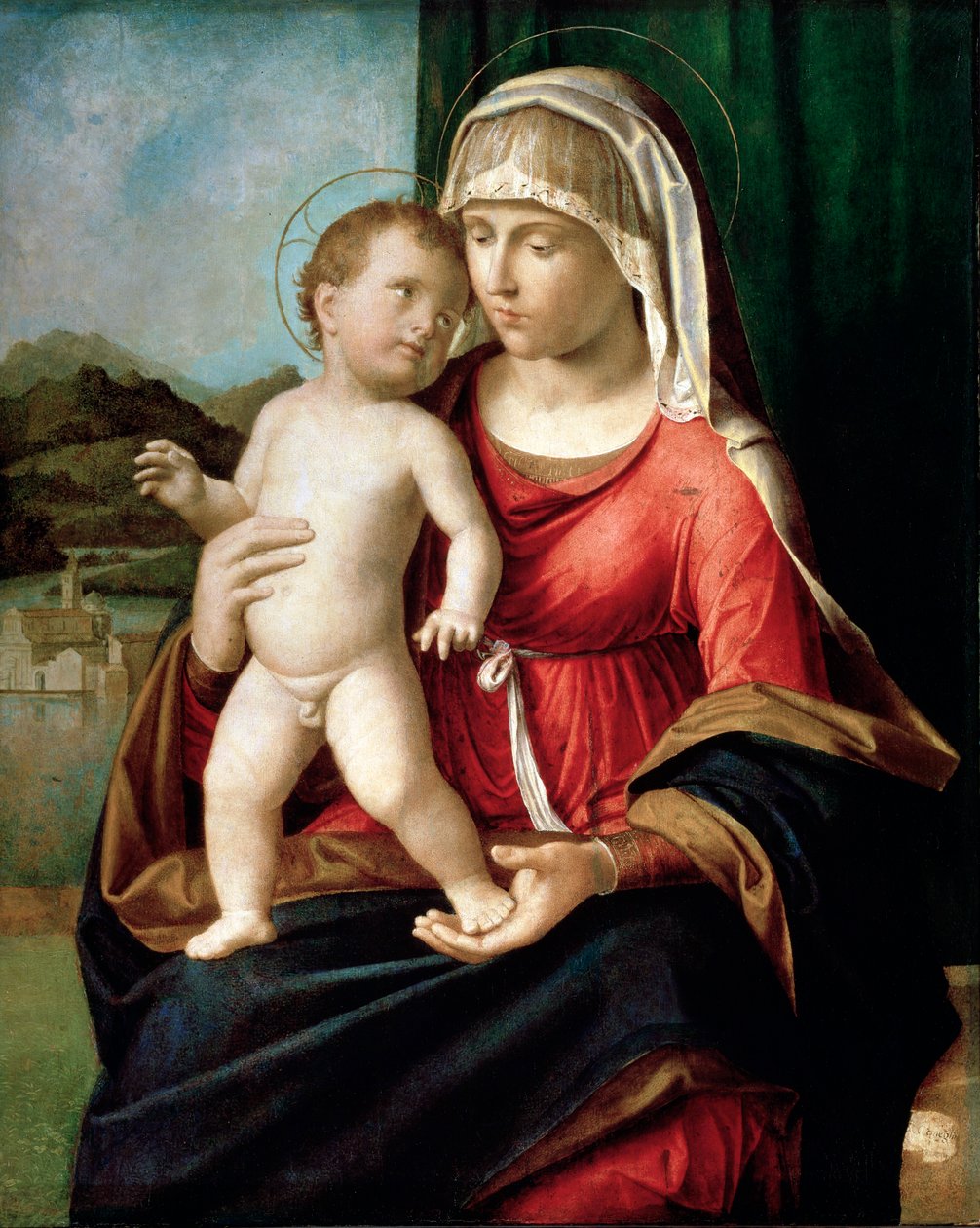 Jomfru og barn, mellom 1496 og 1499. av Giovanni Battista Cima da Conegliano