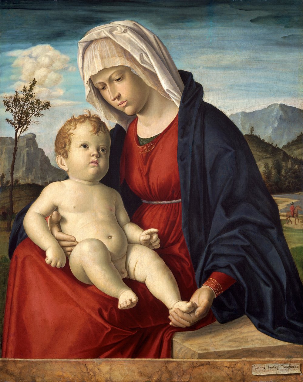 'Jomfru og barn', c1500. av Giovanni Battista Cima da Conegliano