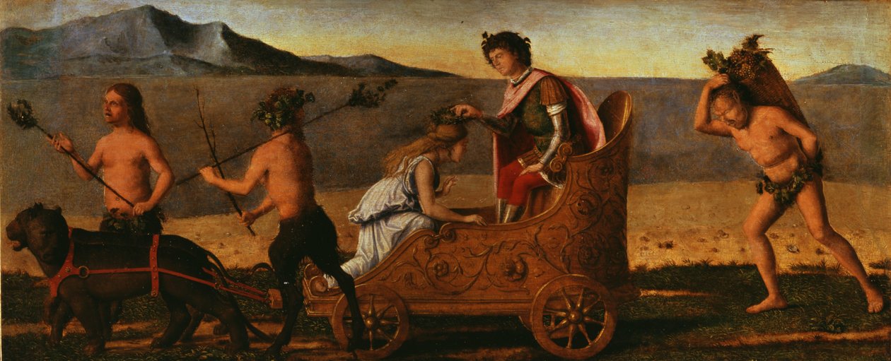 Bryllupet til Bacchus og Ariadne, 1505 av Giovanni Battista Cima da Conegliano