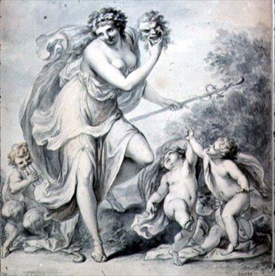 Komedie, 1700-tallet av Giovanni Battista Cipriani