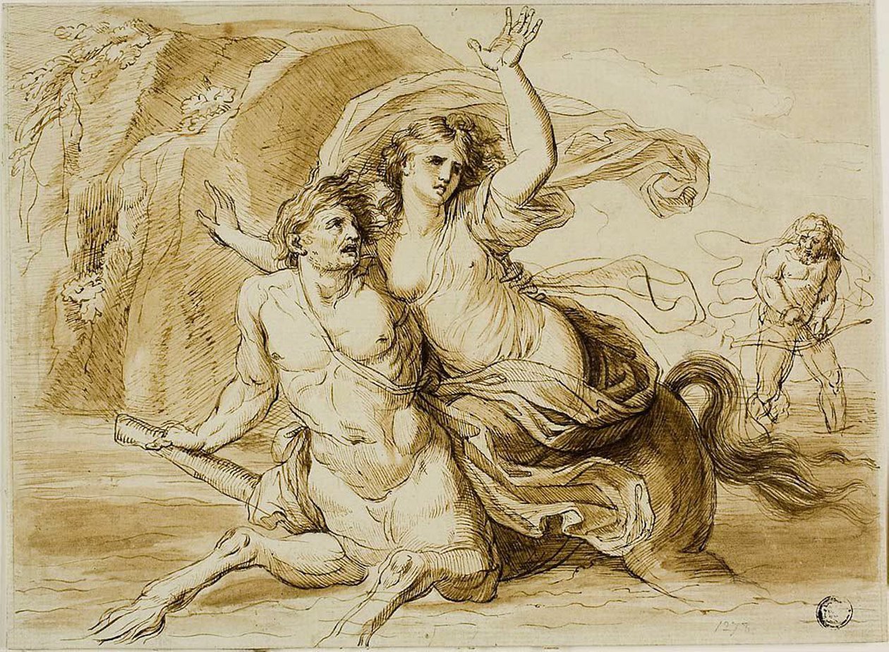 Voldtekt av Deianira av Giovanni Battista Cipriani