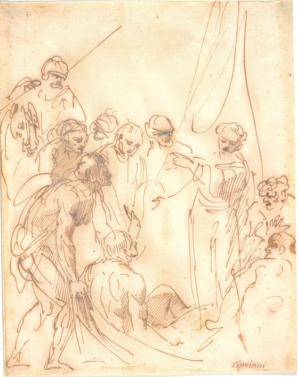 St. Peter helbreder (?) av Giovanni Battista Cipriani