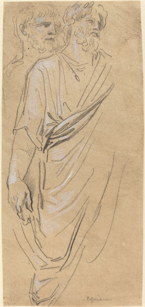 Studier av en klassisk figur av Giovanni Battista Cipriani