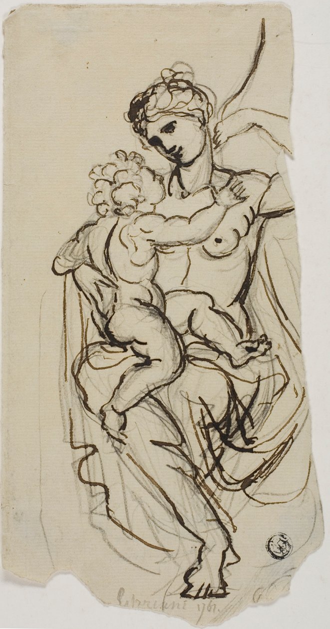 Venus og Amor av Giovanni Battista Cipriani