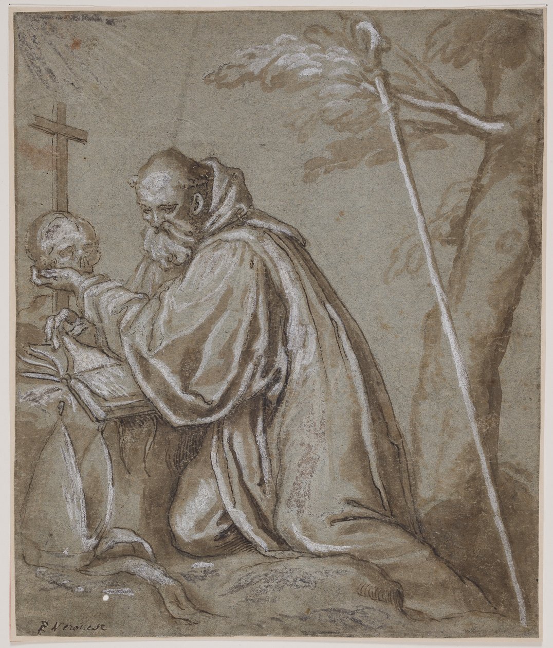 St. Bernard i bot av Giovanni Battista Fontana