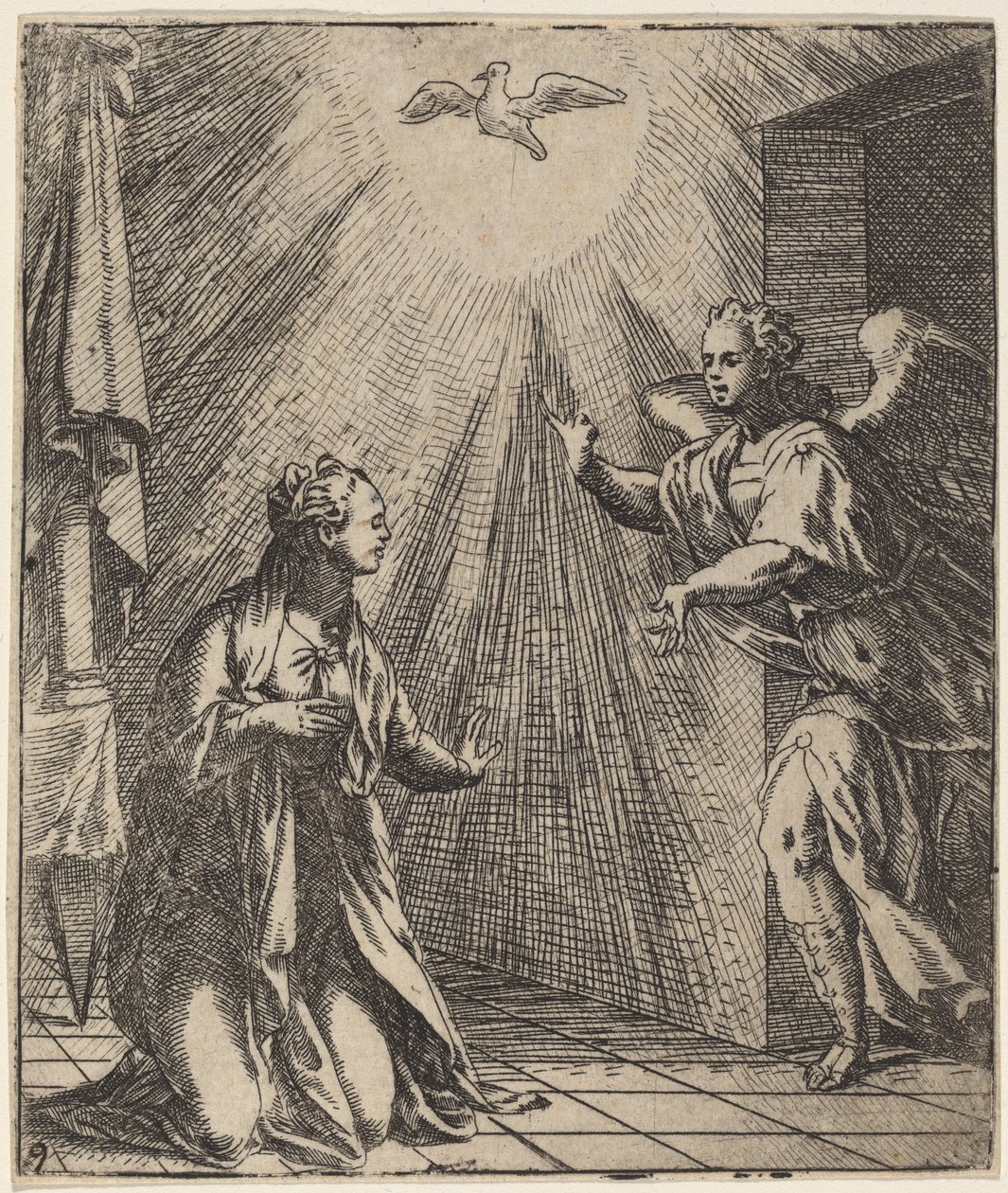 Kunngjøringen av Giovanni Battista Fontana