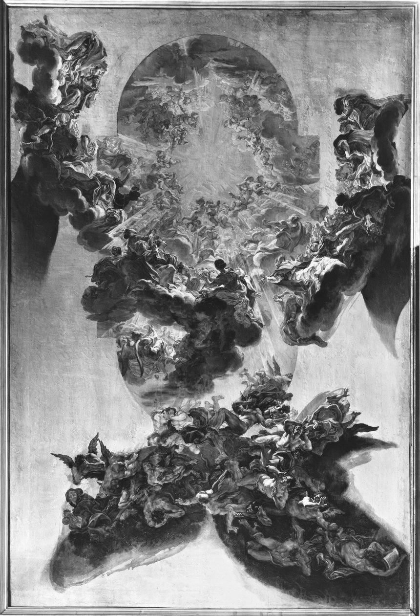 Triumf i Jesu navn av Giovanni Battista Gaulli