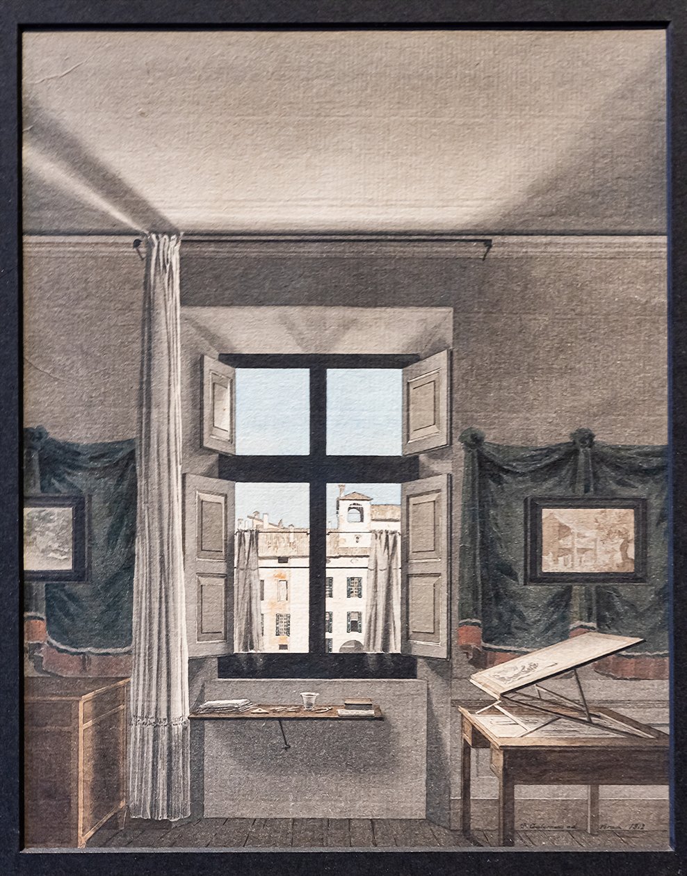 Malerens atelier i Parma av Giovanni Battista Gubernatis