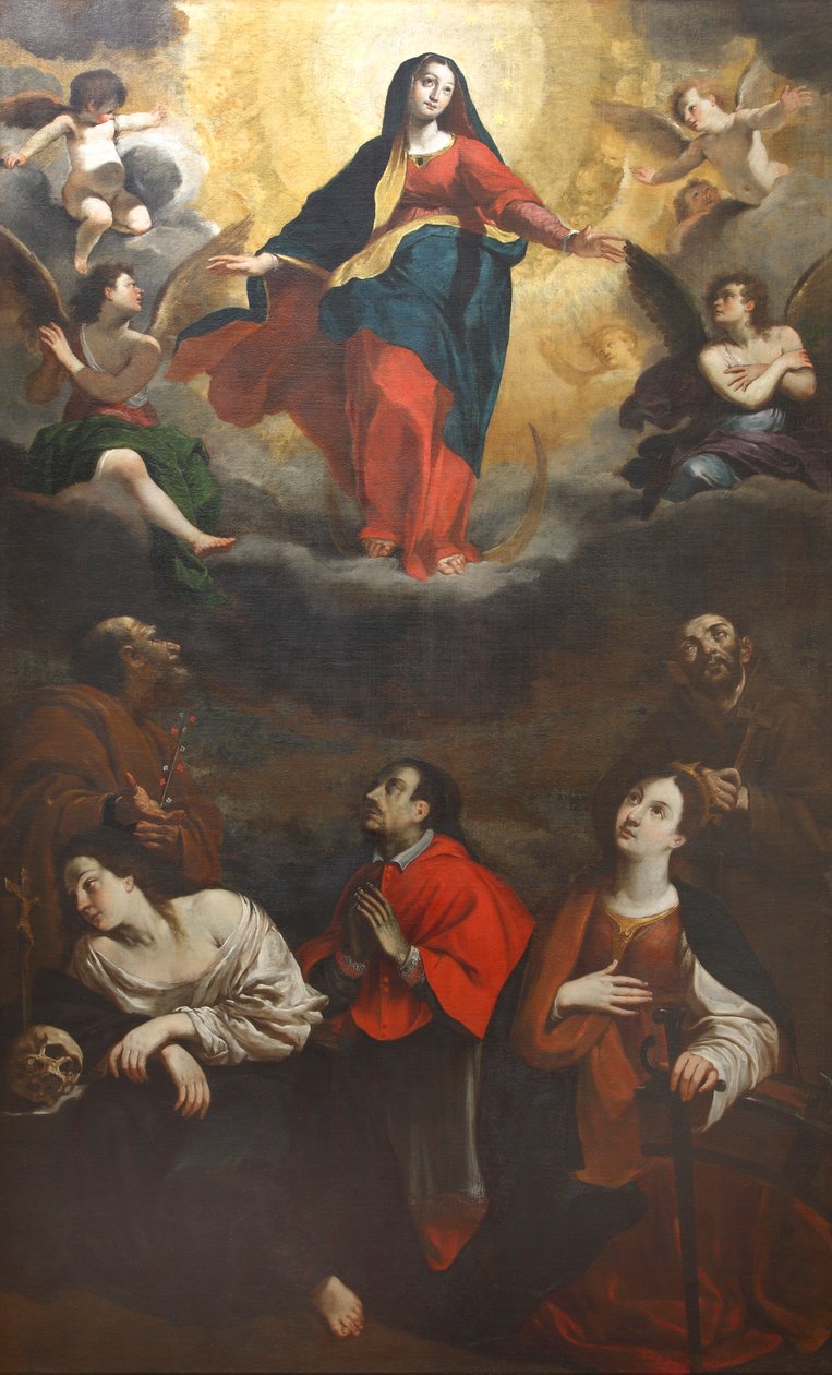 Jomfruens ulastelige unnfangelse. av Giovanni Battista Mercati