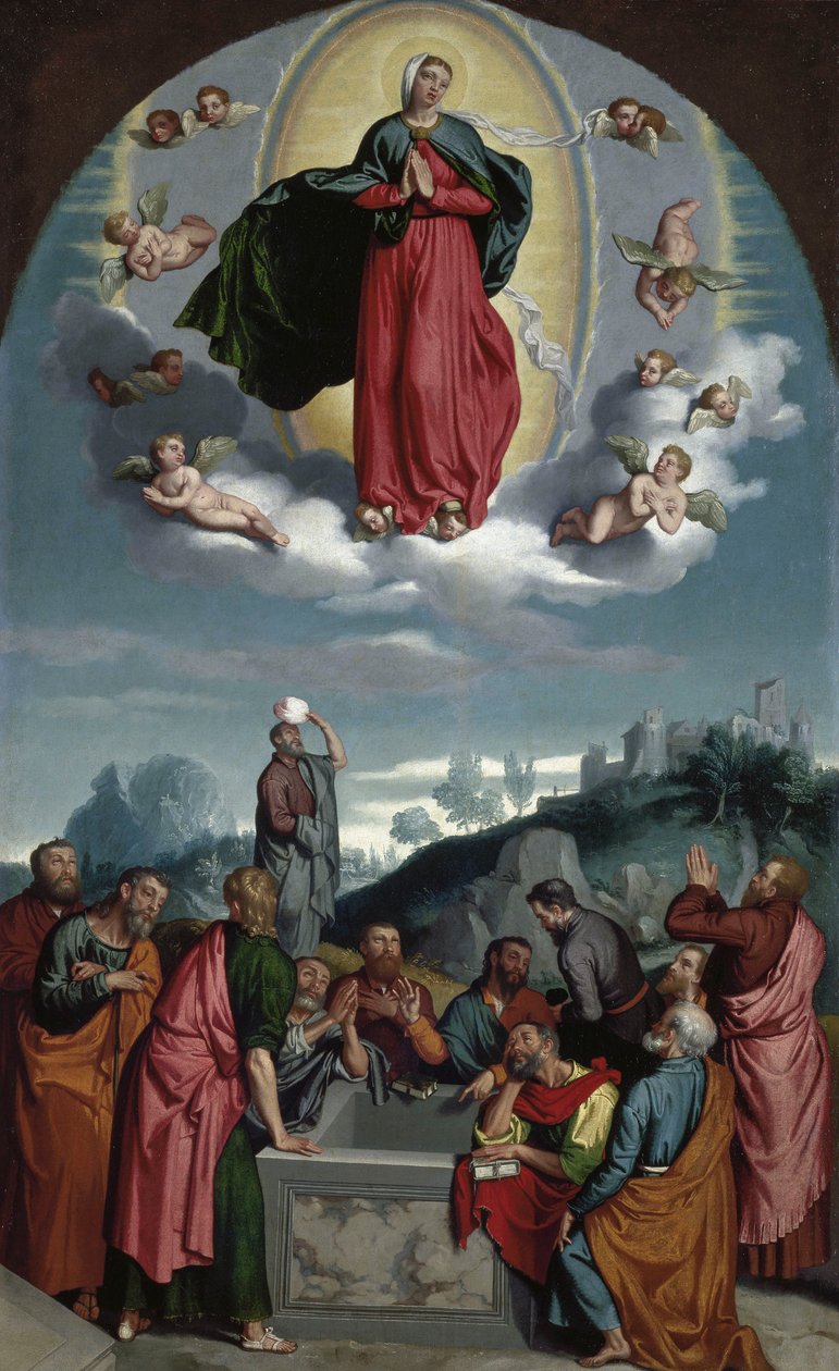 Jomfruens antagelse av Giovanni Battista Moroni