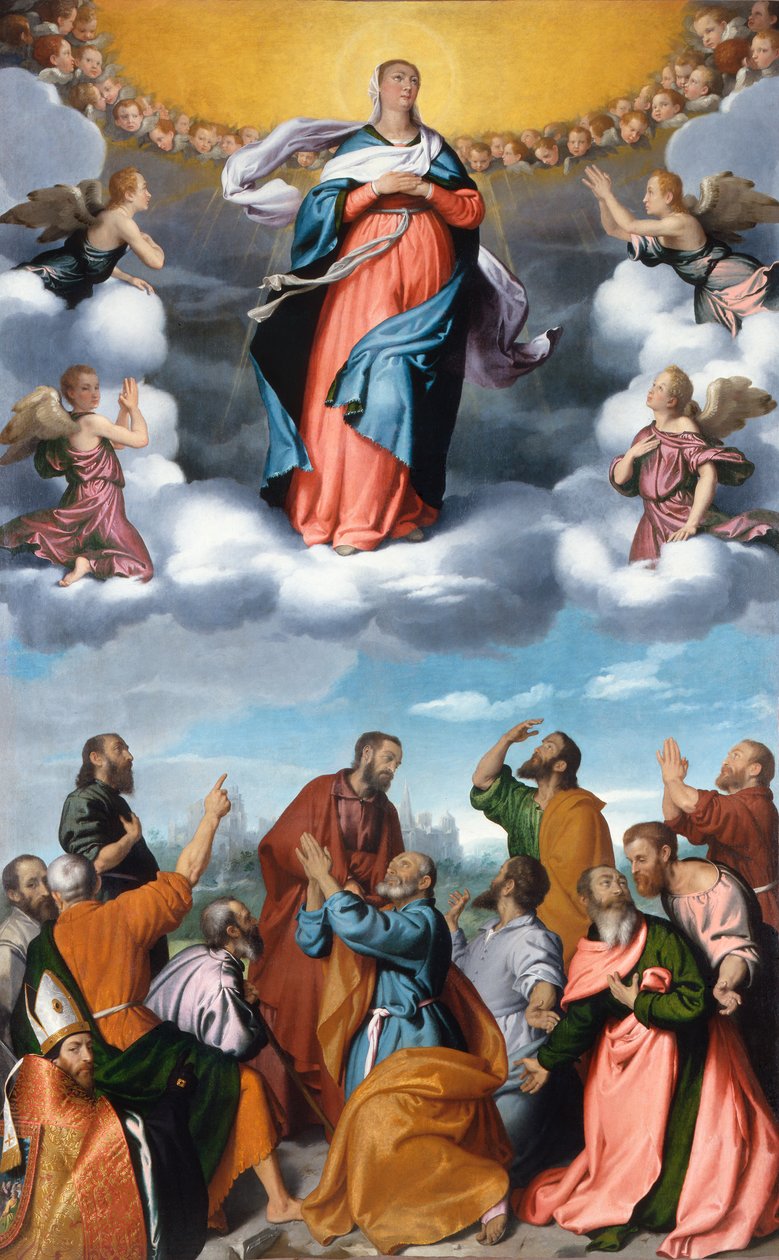 Jomfruens antagelse av Giovanni Battista Moroni
