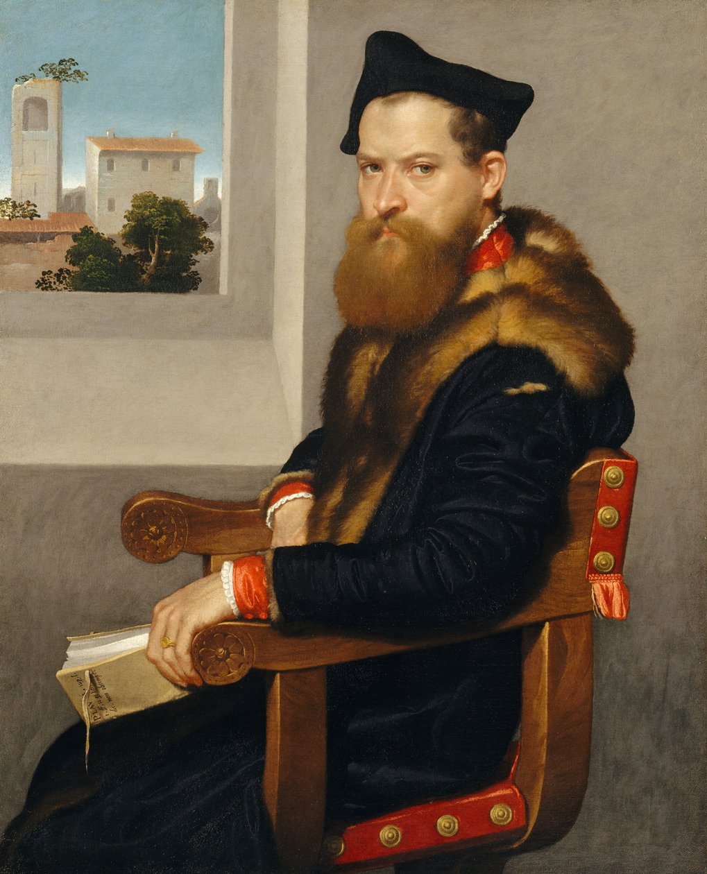 Bartolomeo Bonghi døde 1584, kort tid etter 1553. av Giovanni Battista Moroni