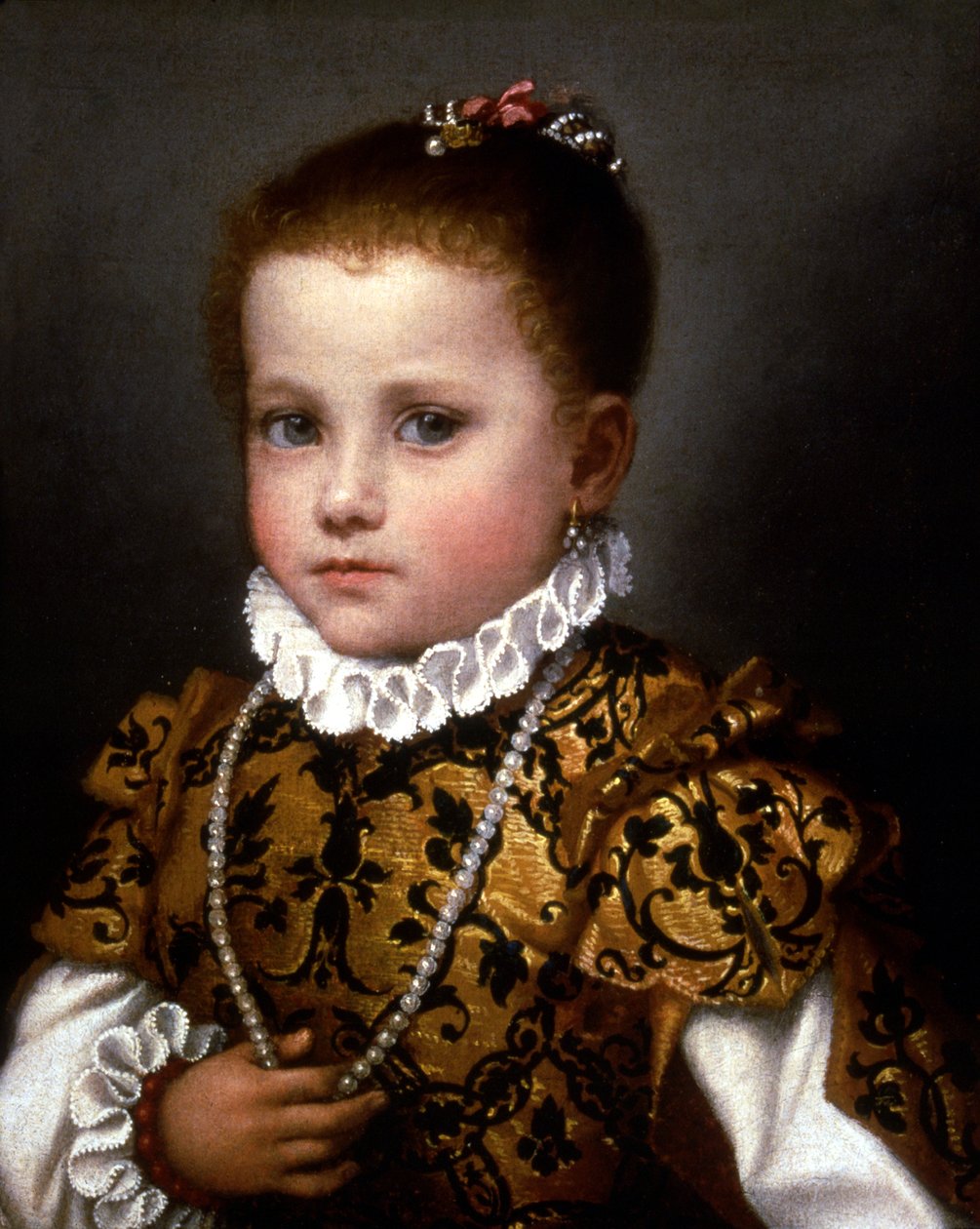 Liten jente fra huset Redetti av Giovanni Battista Moroni