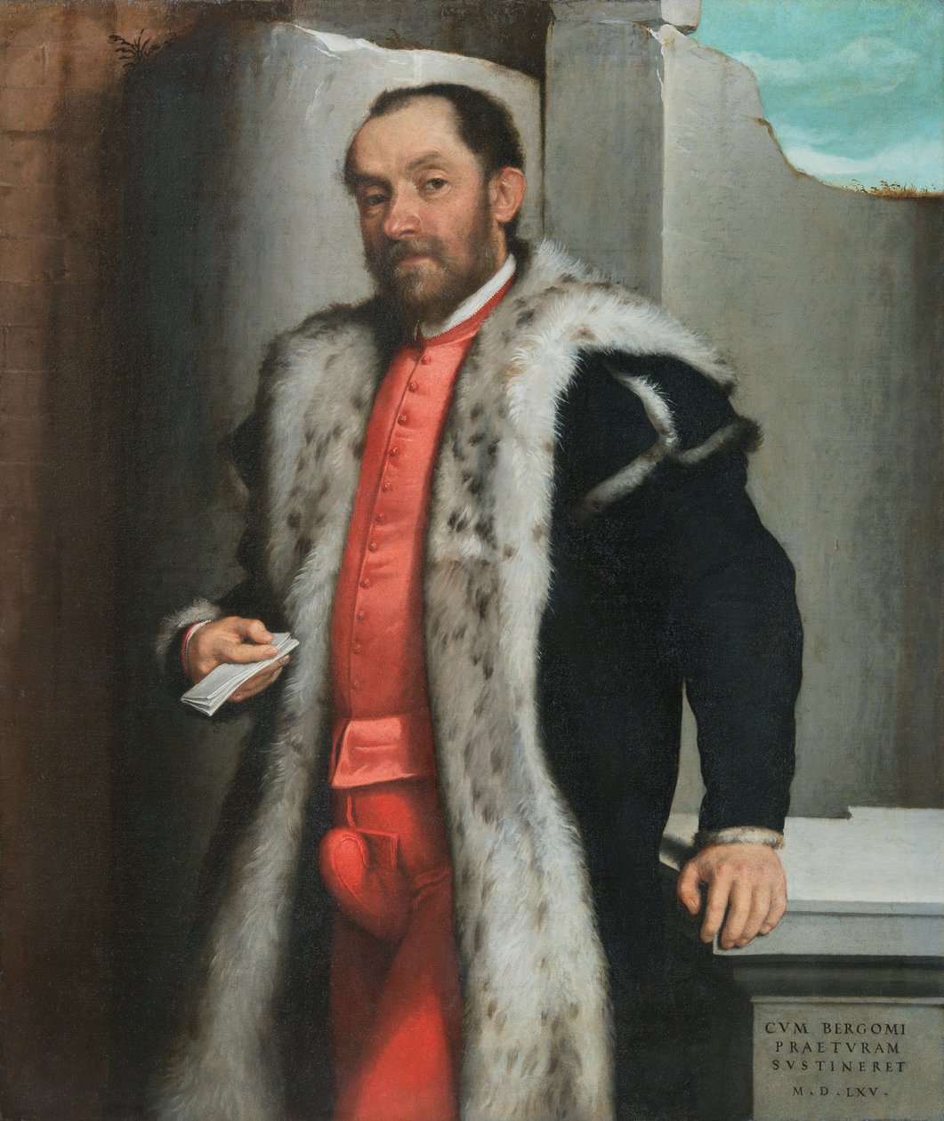 Portrett av Antonio Navagero av Giovanni Battista Moroni