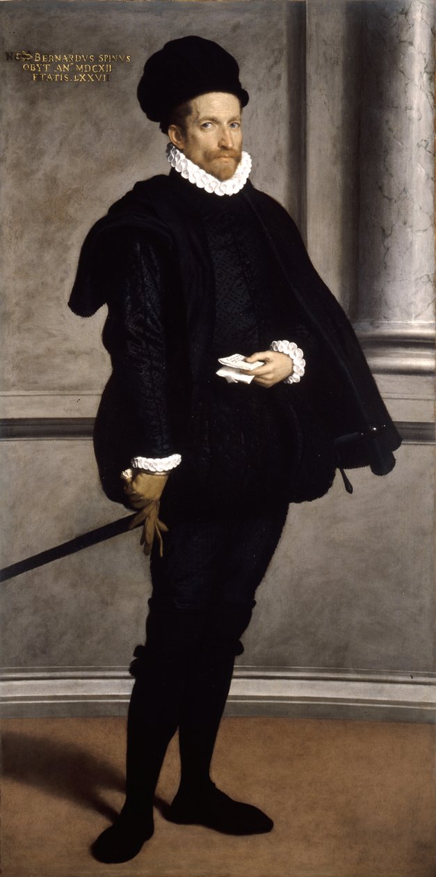 Portrett av Bernardo Spini, ca 1573-1575. av Giovanni Battista Moroni